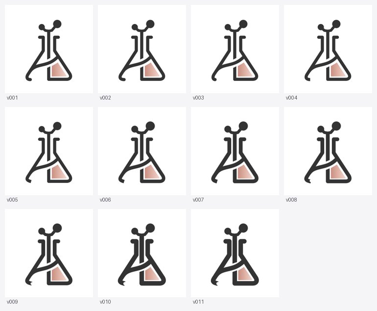 Codex로 다듬은 심볼의 11개 버전 진행 과정