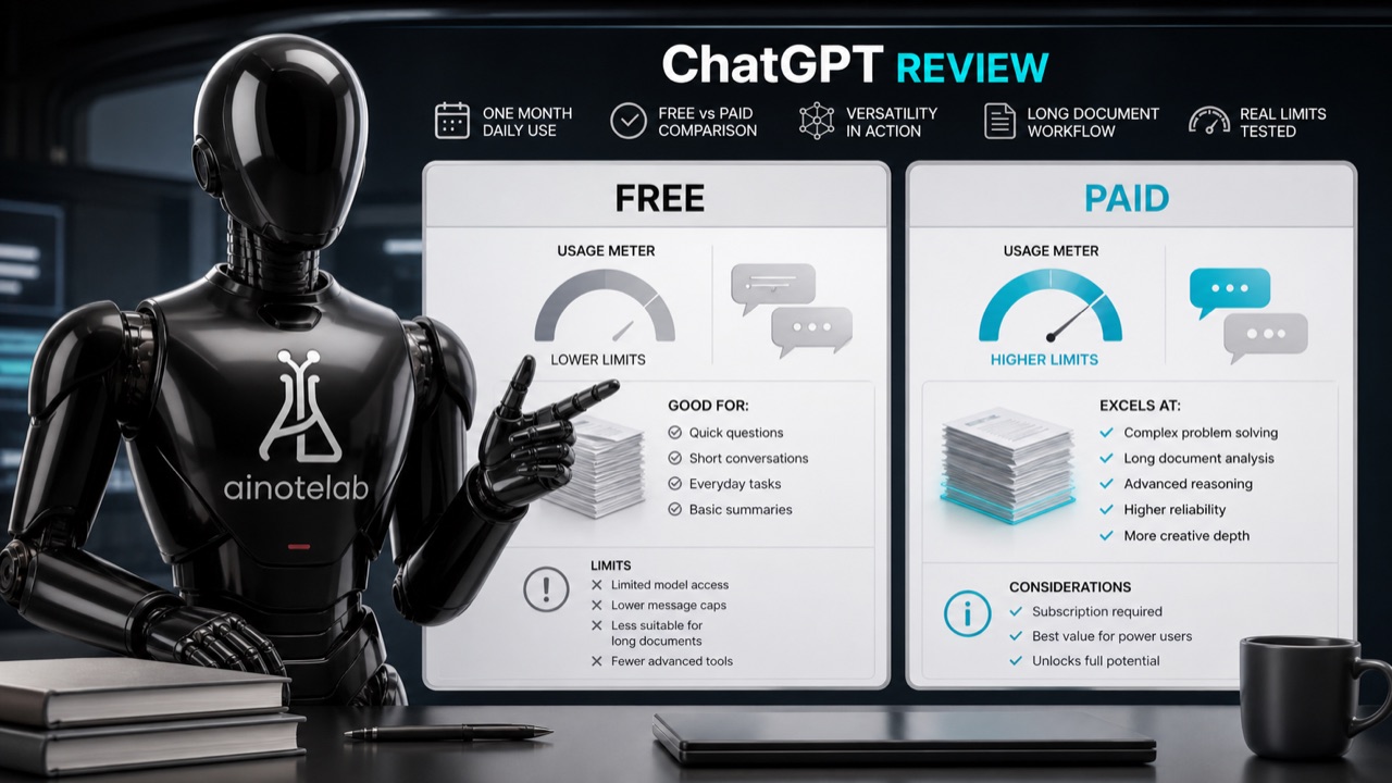 ChatGPT 한 달 사용기 — 무료로 충분할까, 유료가 답일까